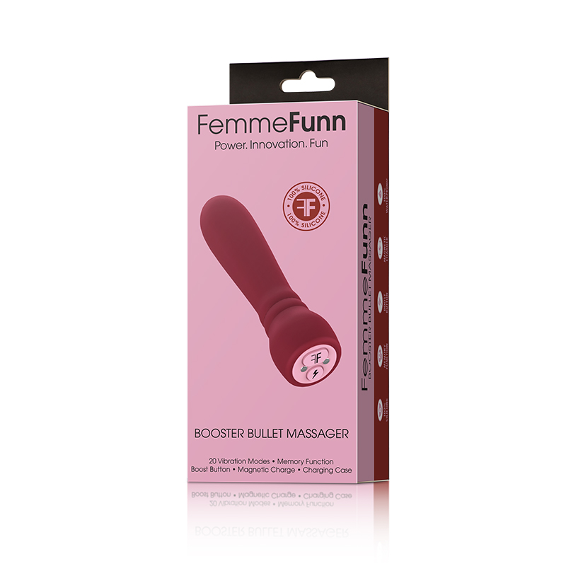FemmeFunn Booster Bullet Vibrator Maroon