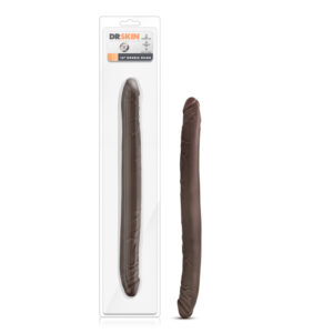 Dr. Skin 16in Double Dildo Brown