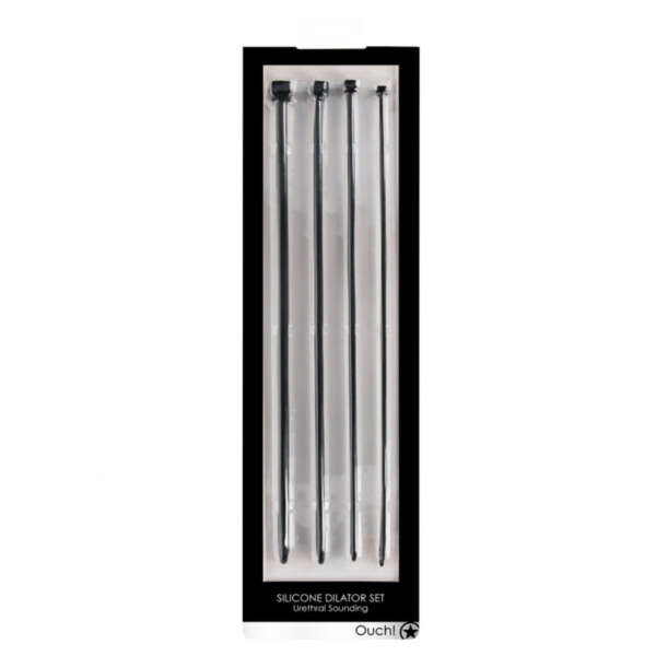 Ouch UrethralSound Sili Dilator Set Blk