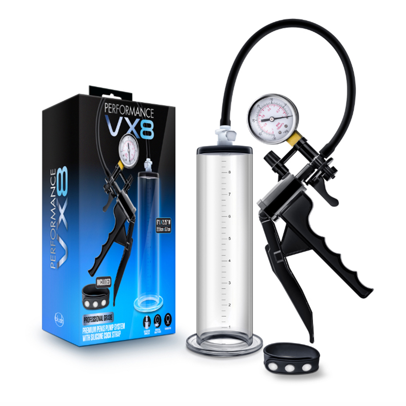 Performance VX8 Premium Penis Pump Clear