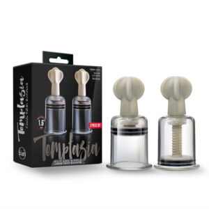 Temptasia Clit&Nip TwistSuckers 2pc Lrg