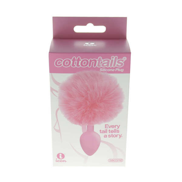 The 9's Cottontails Butt Plug Pink