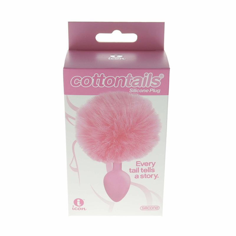 The 9's Cottontails Butt Plug Pink