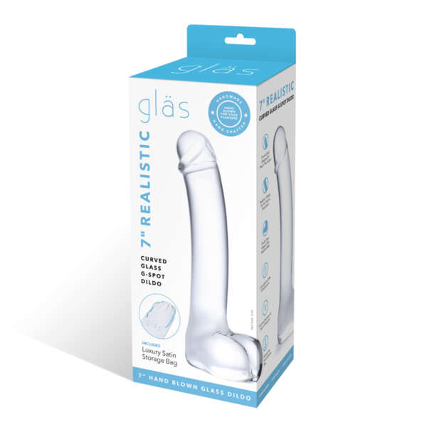 Glas 7in Realistic Curved Glass G-Spot