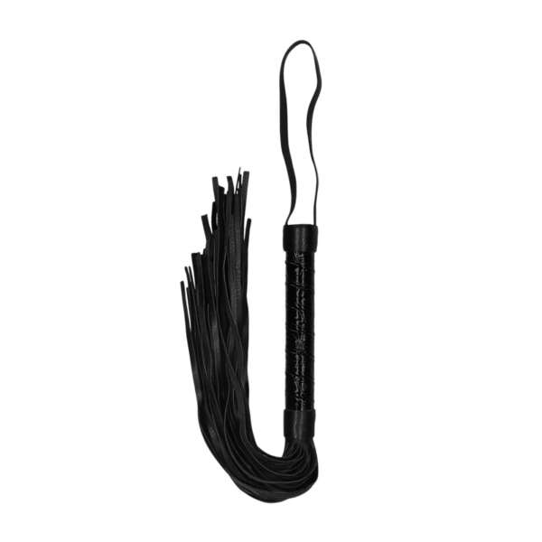 Ouch Luxury DiamondPattern WhipFlog Blk