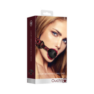 Ouch Luxury Breathable Ball Gag Bur