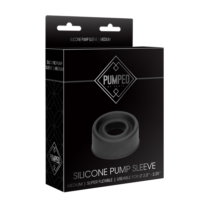 Pumped Sili Pump Sleeve Blk Medium