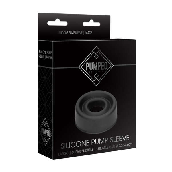 Pumped Sili Pump Sleeve Blk Large