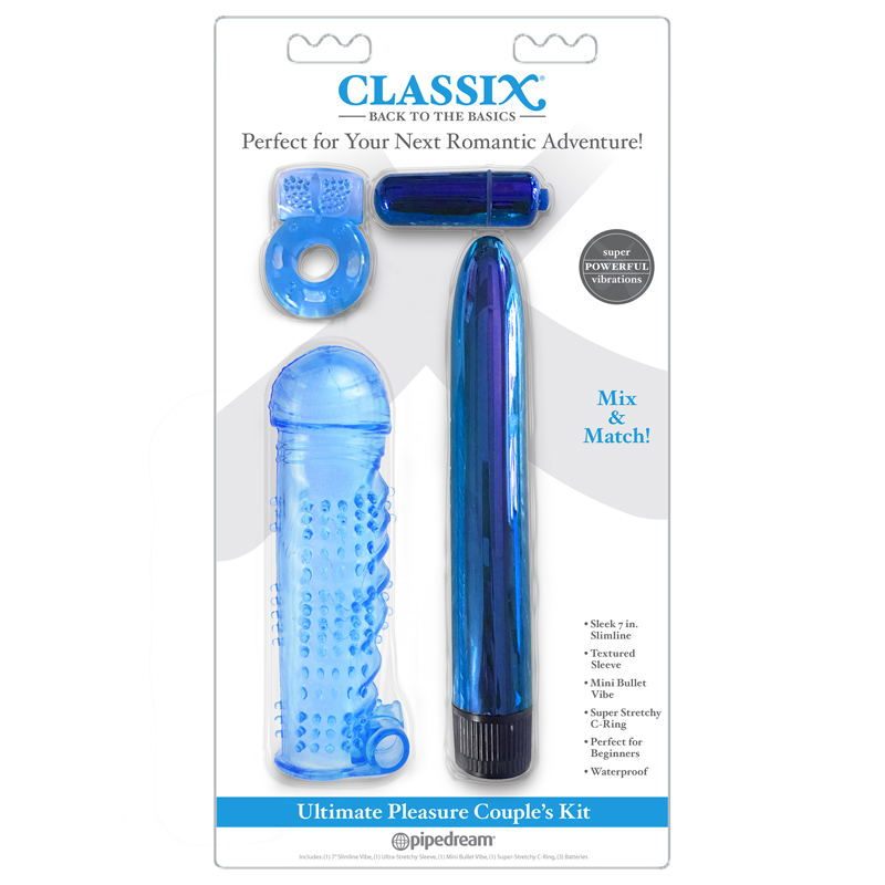 PD Classix Ultimate Pleasure Couple Blue