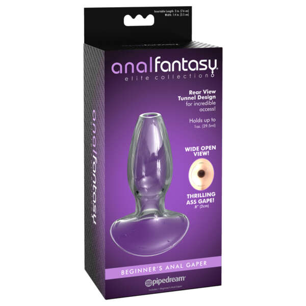 AFC Elite Beginner AnalGaper Glass Clear