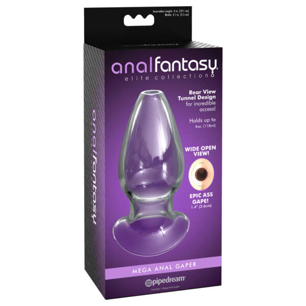 AFC Elite Mega Anal Gaper Glass Clear