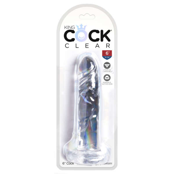 King Cock Clear 6in