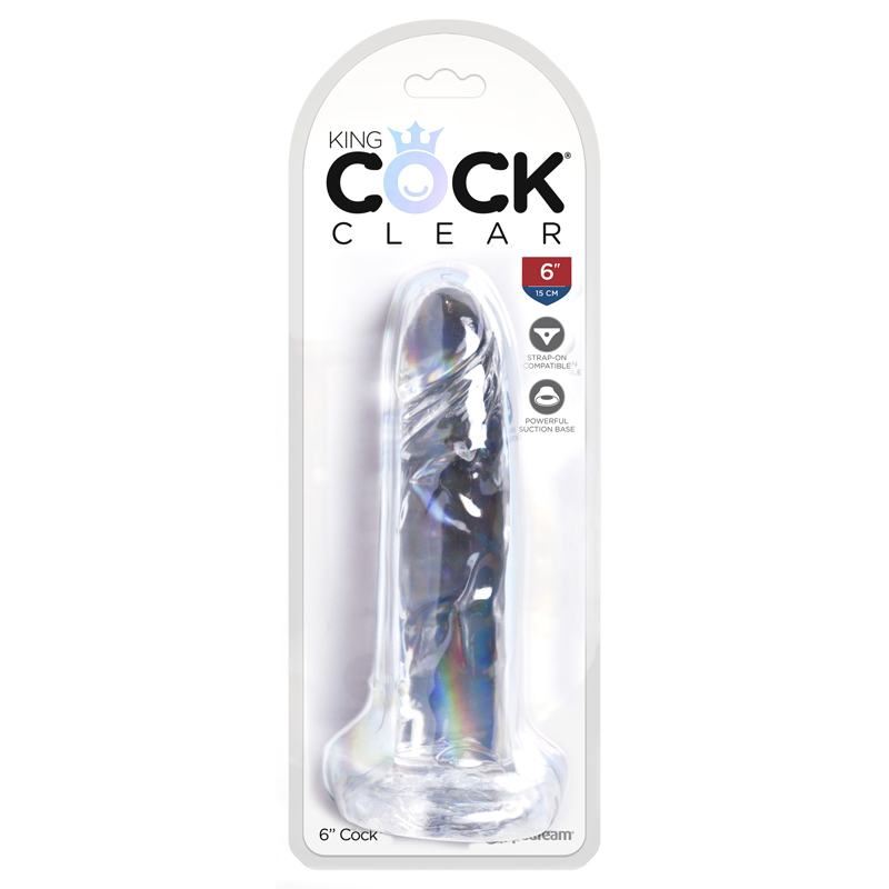 King Cock Clear 6in