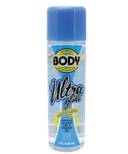 Body Action Ultra Glide Water Based Lubricant - 2.3 oz Bottle