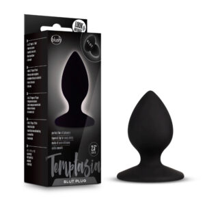 Temptasia Slut Silicone Anal Plug Black