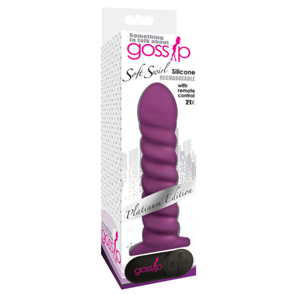 Gossip Soft Swirl 7.5in Sili Vibr Violet