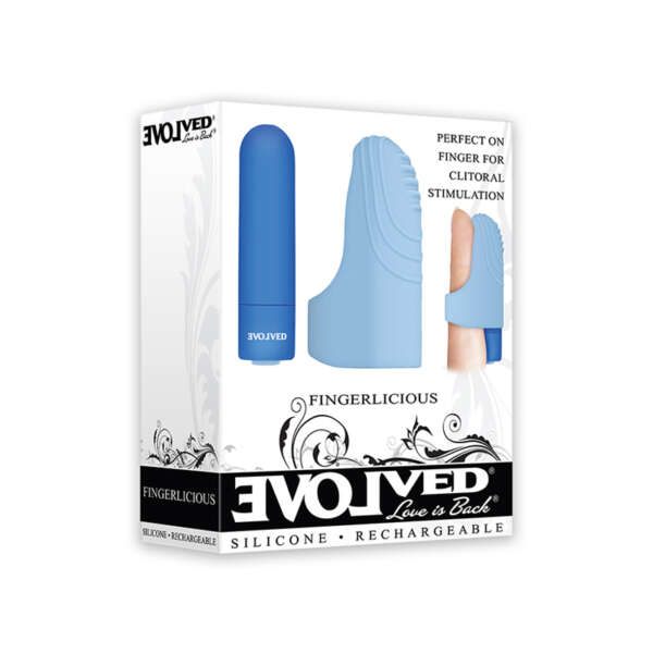 Evolved Fingerlicious Finger Vibe Blu