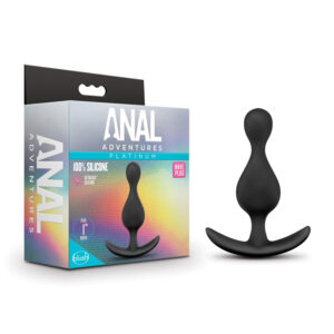 Anal Adventures Wave Plug Black