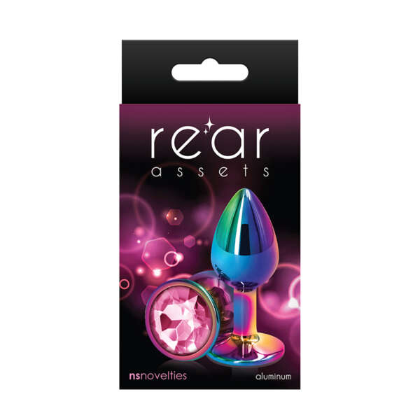 Rear Assets Anal Plug Small Multi/Pink