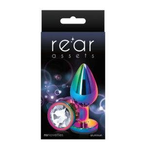 Rear Assets Anal Plug Medium Multi/Clear