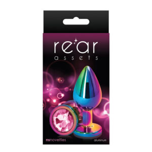 Rear Assets Anal Plug Medium Multi/Pink
