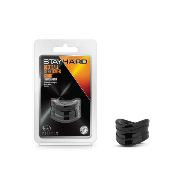 Stay Hard Beef Ball Stretch Snug 1in Blk
