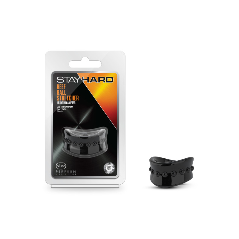 Stay Hard Beef Ball Stretcher 1.5in Blk