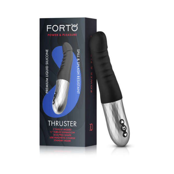Forto Thruster Vibrator Black