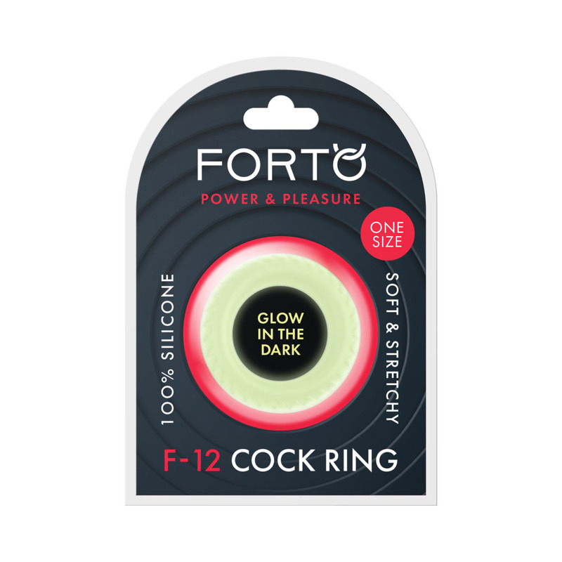Forto F-12 Silicone Cockring 35mm Glow