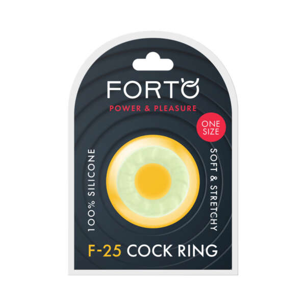 Forto F-25 Silicone Cockring 23mm Glow