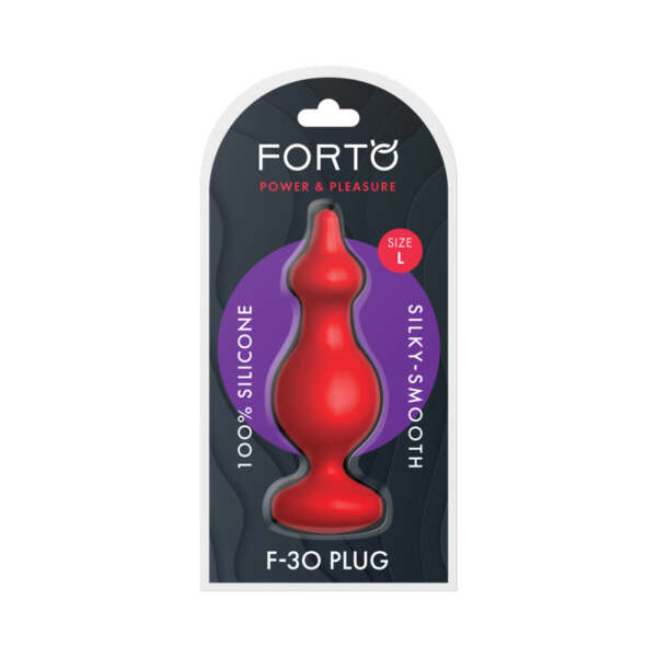 Forto F-30 Pointer Silicone Plug Lrg Red