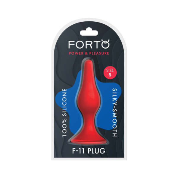 Forto F-11 Lungo Silicone Plug Sml Red