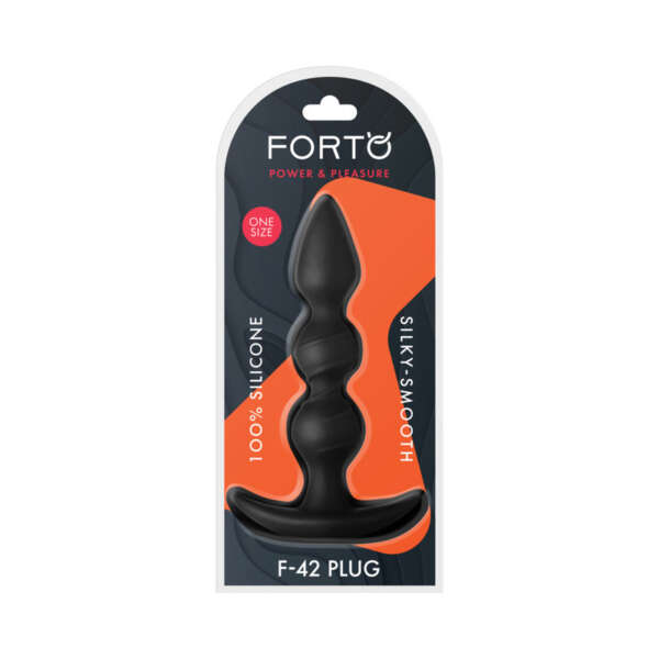 Forto F-42 Spiral Beads Sili Plug Blk