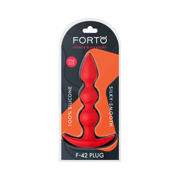 Forto F-42 Spiral Beads Sili Plug Red
