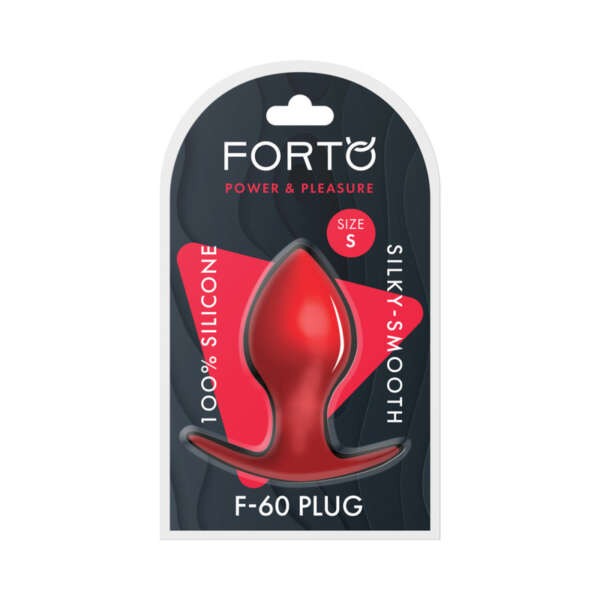 Forto F-60 Spade Silicone Plug Sml Red