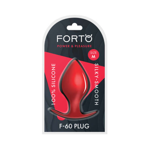 Forto F-60 Spade Silicone Plug Med Red