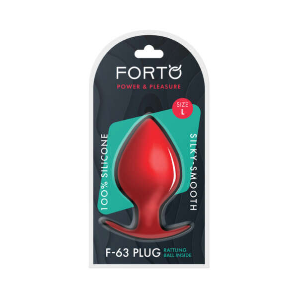 Forto F-63 Rattler Spade Plug Lrg Red