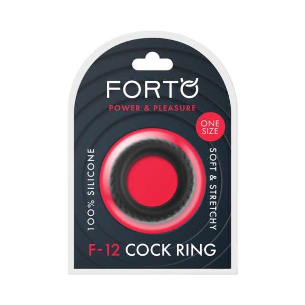 Forto F-12 Silicone Cockring 35mm Black