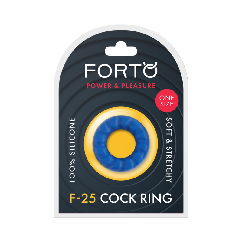 Forto F-25 Silicone Cockring 23mm Blue
