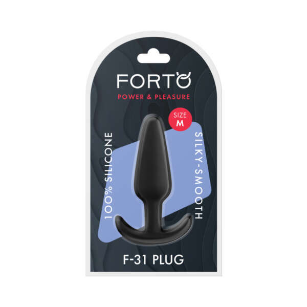 Forto F-31 Silicone Plug Medium Blk