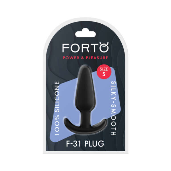 Forto F-31 Silicone Plug Small Blk