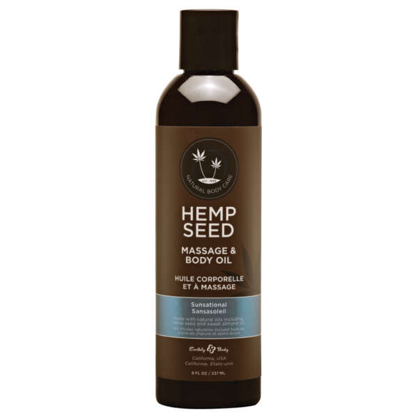 EB Hemp Massage Oil Sunsational 8oz