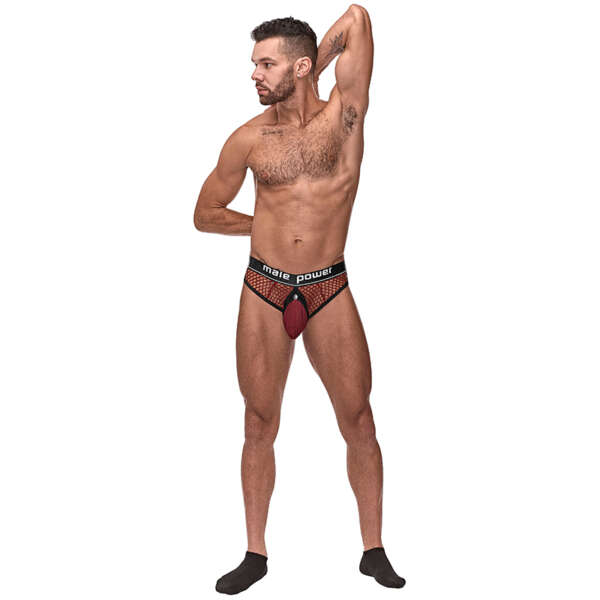 MP Cock Pit Net Cock Ring Thong Bur SM