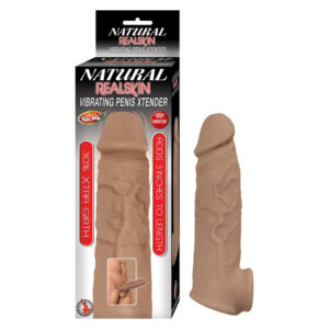 Natural Realskin Vibrat Penis Xtender Br