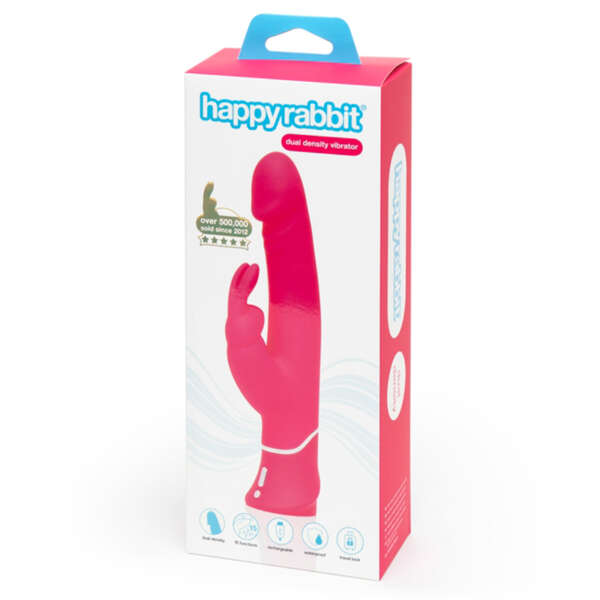 HR Dual Density Rabbit Vibrator Pink