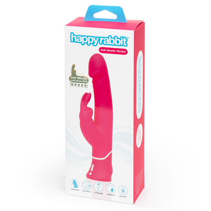 HR Dual Density Rabbit Vibrator Pink