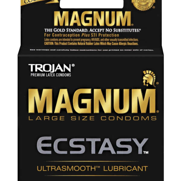 Trojan Magnum Ecstasy Condoms - Box of 3