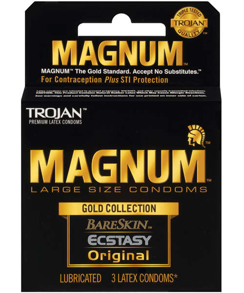 Trojan Magnum Gold Collection - Box of 3