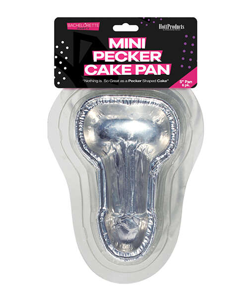 Bachelorette Disposable Peter Party Cake Pan Small - Pack of 6