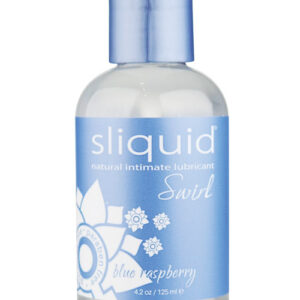 Sliquid Naturals Swirl Lubricant - 4.2 oz Blue Raspberry